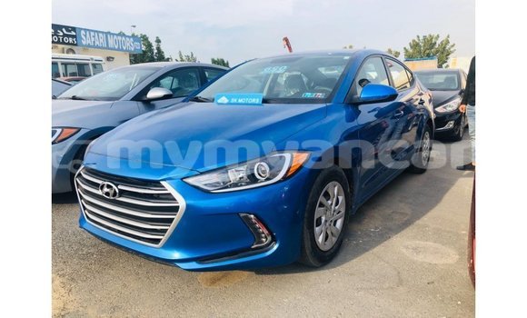 သွင်းကုန် Hyundai Elantra Blue ကား Import - Dubai Ayeyarwady