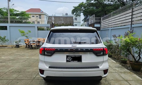 Buy Used Ford Everest White Car in Myanaung in Ayeyarwady