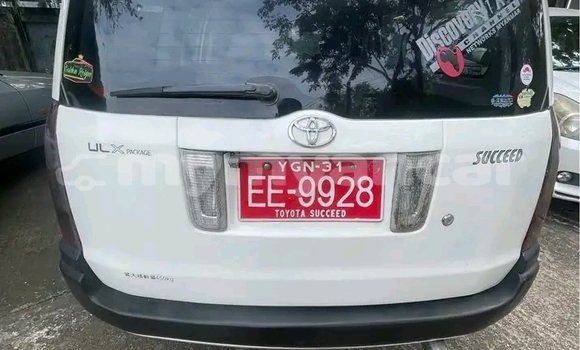 အသုံးပြုခံ့ Toyota Succeed White ကား Myingyan Mandalay