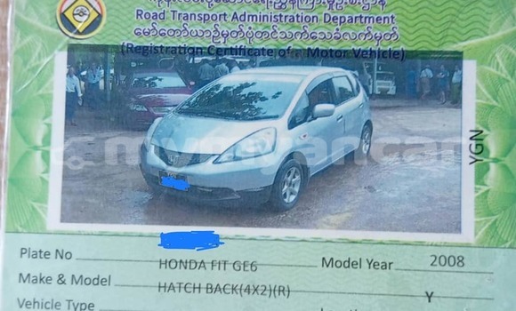 Buy Used Honda FIT Other Car in Arakan in Rakhine Buy Used Honda FIT Other Car in Arakan in Rakhine