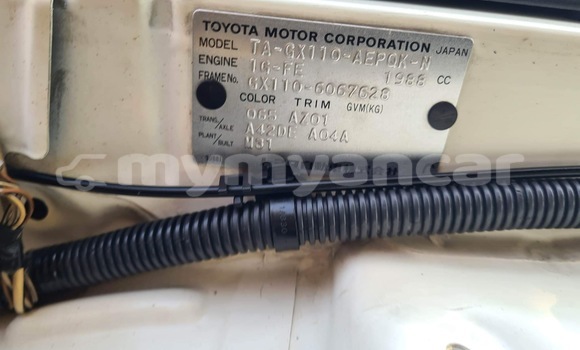 Buy Used Toyota Mark II White Car in Mandalay in Mandalay Buy Used Toyota Mark II White Car in Mandalay in Mandalay