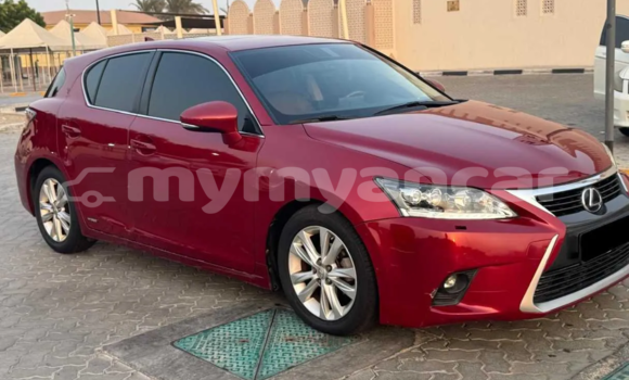 အသုံးပြုခံ့ Lexus CT Red ကား Yangon Yangon အသုံးပြုခံ့ Lexus CT Red ကား Yangon Yangon