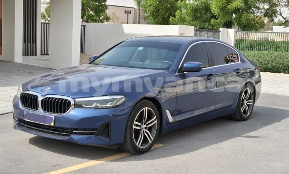 Buy Used BMW 5–Series Blue Car in Yangon in Yangon