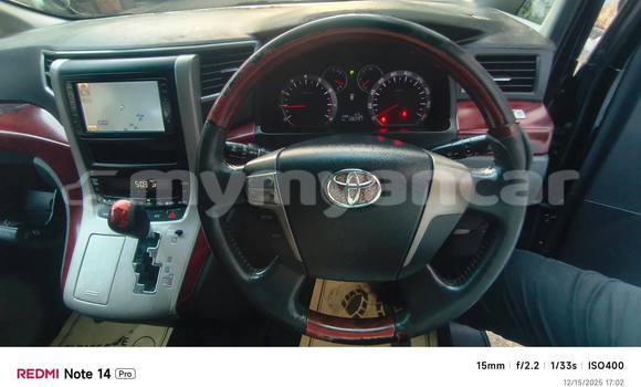 Buy Used Toyota Vellfire Black Car in Chauk in Magway Buy Used Toyota Vellfire Black Car in Chauk in Magway
