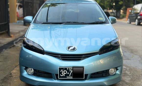 Buy Used Toyota Wish Blue Car in Banmo in Kachin Buy Used Toyota Wish Blue Car in Banmo in Kachin