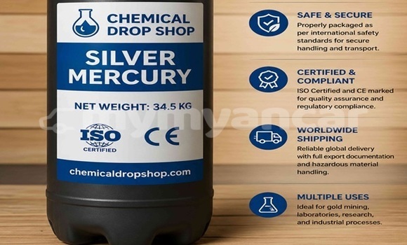 Silver Liquid Mercury 