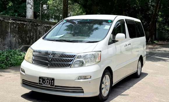 Buy Used Toyota Alphard White Car in Banmo in Kachin