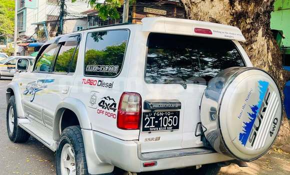 Buy Used Toyota Hilux Surf White Car in Falam in Chin Buy Used Toyota Hilux Surf White Car in Falam in Chin