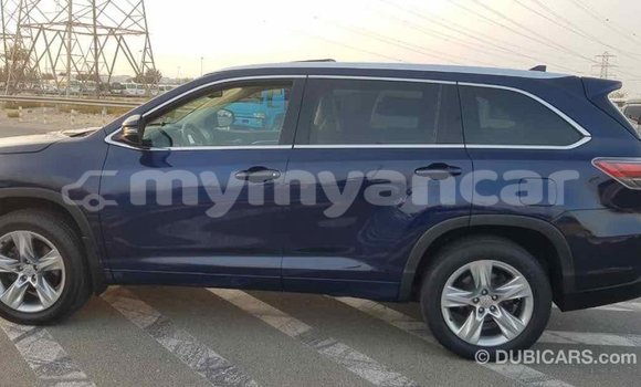 Buy Import Toyota Highlander Blue Car in Import - Dubai in Ayeyarwady Buy Import Toyota Highlander Blue Car in Import - Dubai in Ayeyarwady